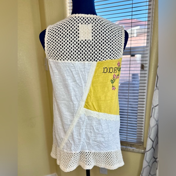 EUC Double D Ranchwear Horse & Flower A-Line Cottagecore Sleeveless Top - Picture 12 of 14